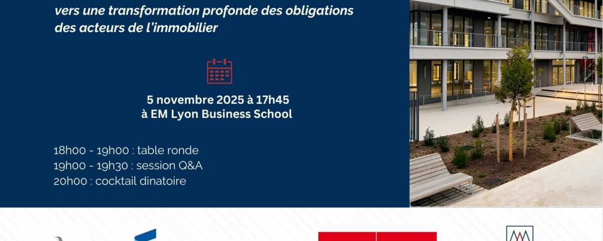 Invitation – Table ronde sur le décret tertiaire et l’annexe environnementale